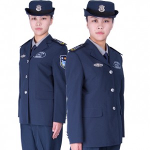 重庆新式西服式女保安常服保安服套装女士保安制服女式保安服装春秋定做